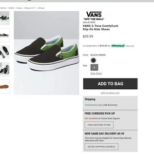 VANS 2-Tone ComfyCush Slip-On Kids Shoes